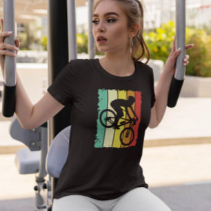 Bicycle On Colourful Background T-Shirt