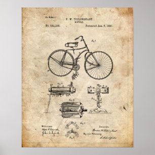 Bicycle Patent Poster