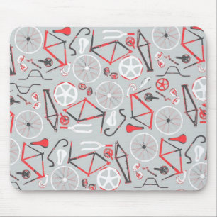 Bicycle Pattern Mouse Pad