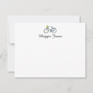 Bicycle Personalized Note Card