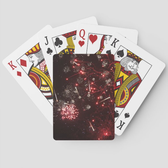 Bicycle® Poker Playing Cards - Fireworks (Back)