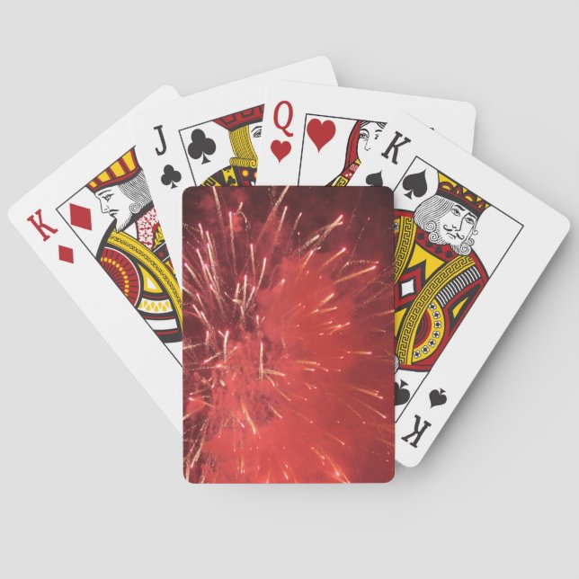 Bicycle® Poker Playing Cards - Fireworks (Back)
