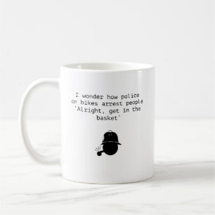 Bicycle Police Coffee Mug