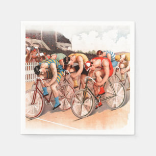 Bicycle Race Napkin