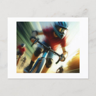 Bicycle Race,  Postcard