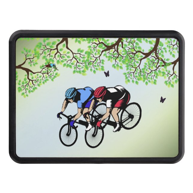 Bicycle Race Trailer Hitch Cover (Front)