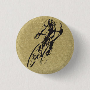 Bicycle Racing 1 Inch Round Button