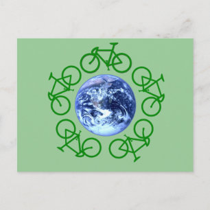 Bicycle Recycle Products Postcard