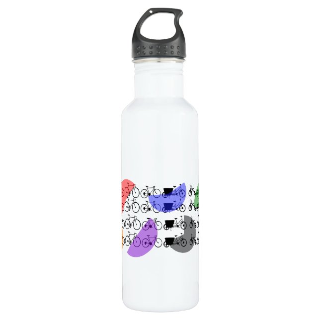 Bicycle Riders Aluminum Unique Design 710 Ml Water Bottle (Front)