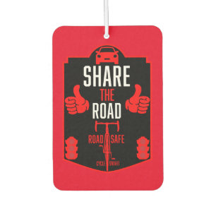 Bicycle Road Safety Air Freshener