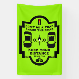 Bicycle Road Safety Awareness Banner