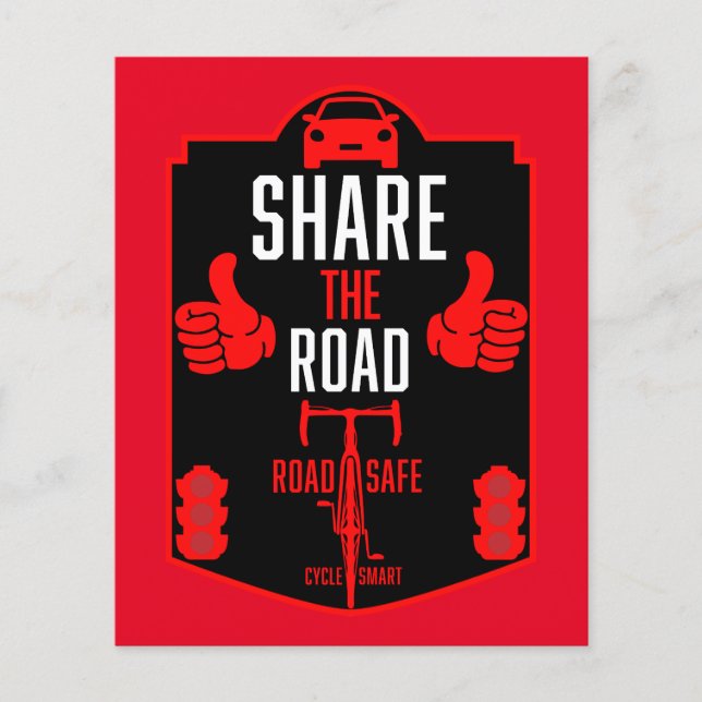 Bicycle Road Safety Flyer (Front)