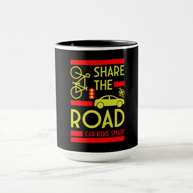 Bicycle Road Safety Mug (Center)