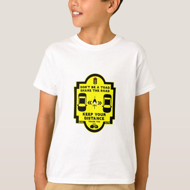 Bicycle Road Safety T-Shirt (Front)