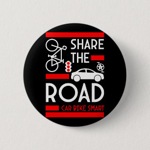 Bicycle Road Safety Week 2 Inch Round Button