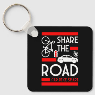 Bicycle Road Safety Week Keychain