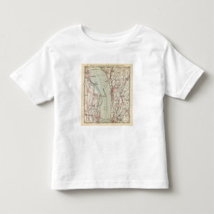 Bicycle Roads in New York and Conneticut 10 Toddler T-shirt