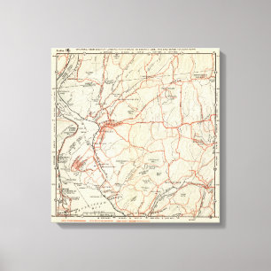 Bicycle Roads in New York and Conneticut 11 Canvas Print