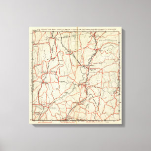 Bicycle Roads in New York and Conneticut 12 Canvas Print