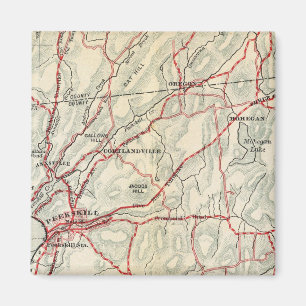 Bicycle Roads in New York and Conneticut 2 Magnet