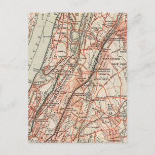 Bicycle Roads in New York and Conneticut 3 Postcard