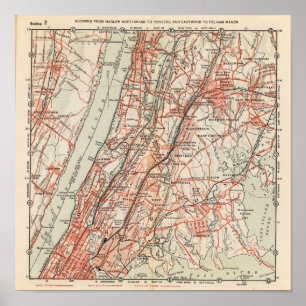 Bicycle Roads in New York and Conneticut 3 Poster