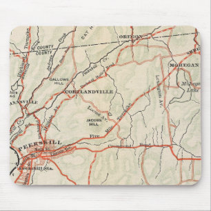 Bicycle Roads in New York and Conneticut 5 Mouse Pad