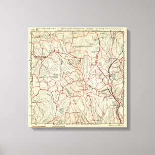 Bicycle Roads in New York and Conneticut 6 Canvas Print