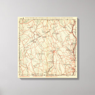 Bicycle Roads in New York and Conneticut 7 Canvas Print