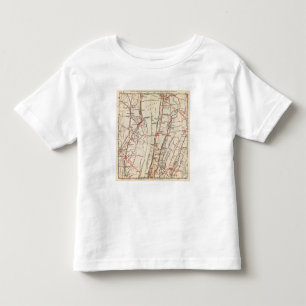 Bicycle Roads in New York and Conneticut 7 Toddler T-shirt