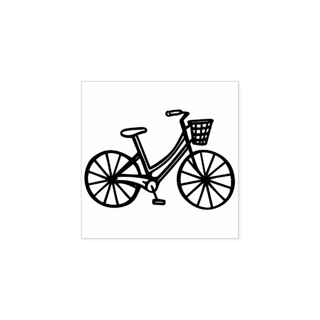 Bicycle Rubber Stamp (Imprint)