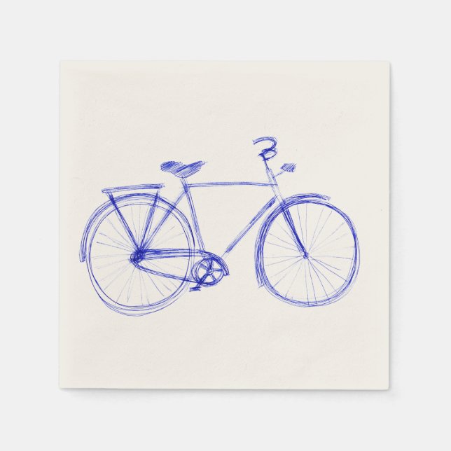 Bicycle scribble napkin (Front)