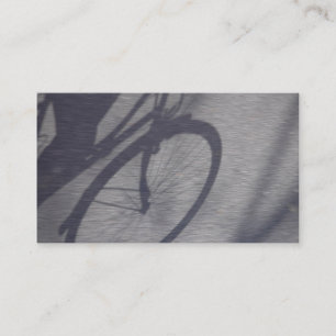 Bicycle shadow business card