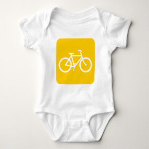 Bicycle Sign - Amber Baby Bodysuit