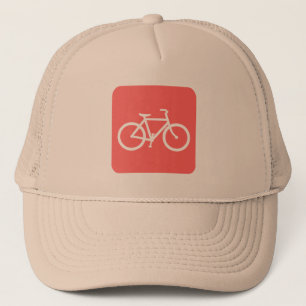Bicycle Sign - Tropical Pink Trucker Hat