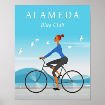 Bicycle Sport Woman Biking Bike Girl Sea Seagull