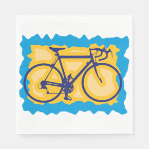 Bicycle Stamp Paper Napkins