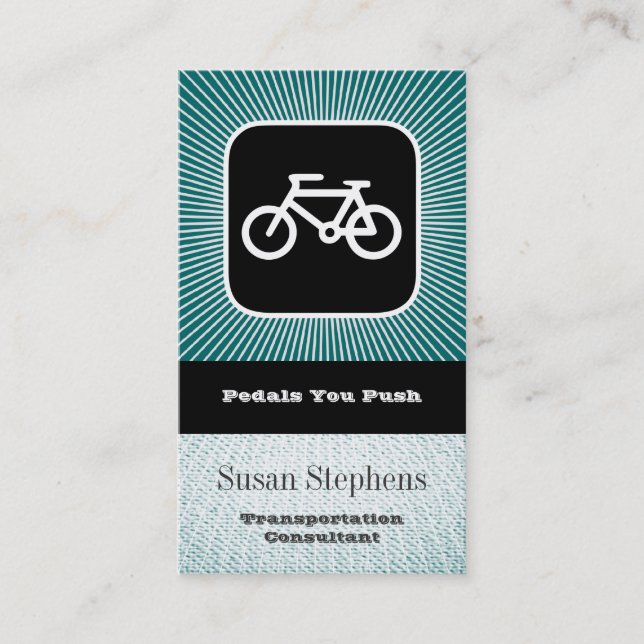 Bicycle Symbol Business Card (Front)