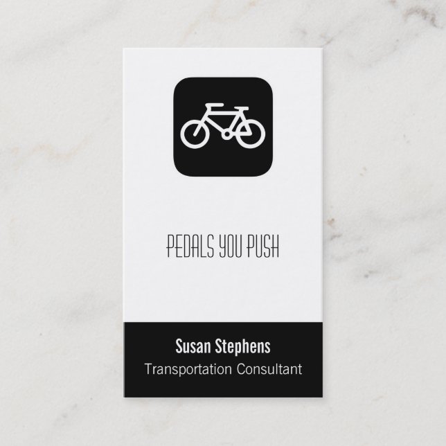 Bicycle Symbol Business Card (Front)