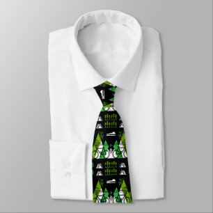 Bicycle-Themed Present Print Tie