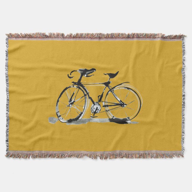 Bicycle Throw Blanket (Front)