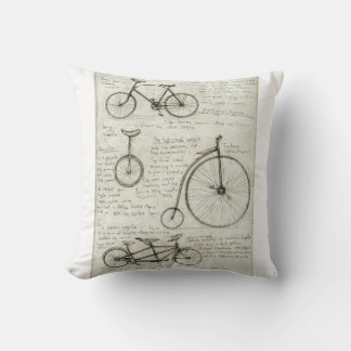Bicycle Throw Pillow