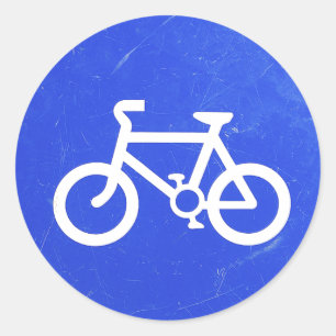 Bicycle Traffic Sign Stickers