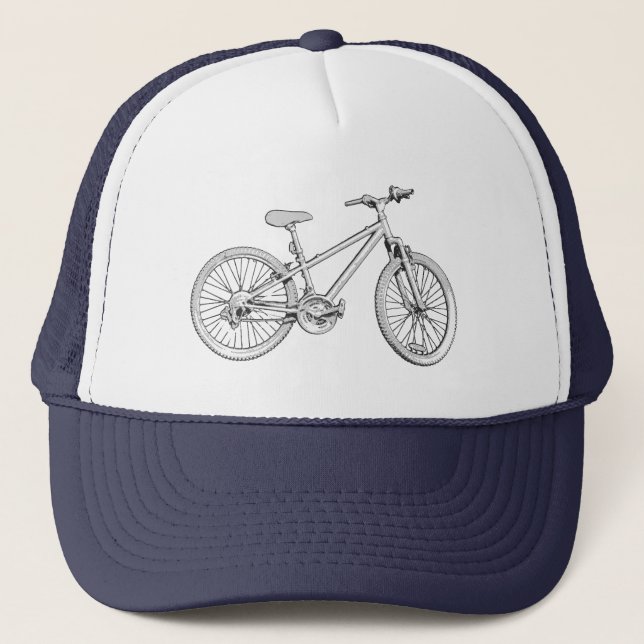 Bicycle Trucker Hat (Front)