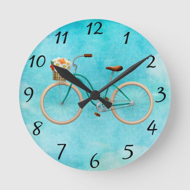 Bicycle Wall Clock (Front)