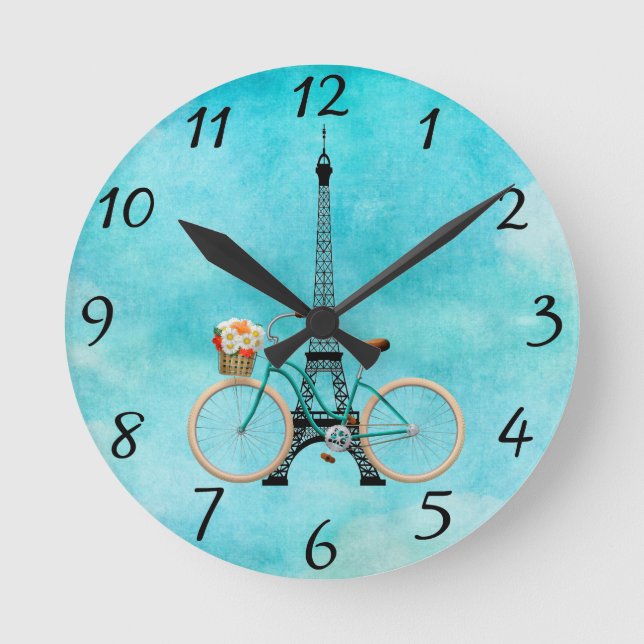 Bicycle Wall Clock (Front)