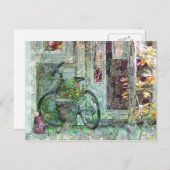 Bicycle - Welcome Home Art Postcard (Front/Back)