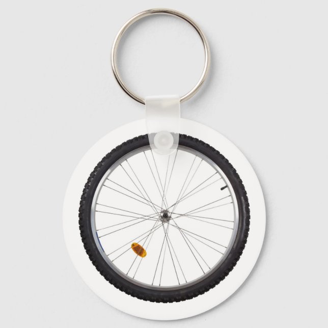 Bicycle wheel keychain (Front)