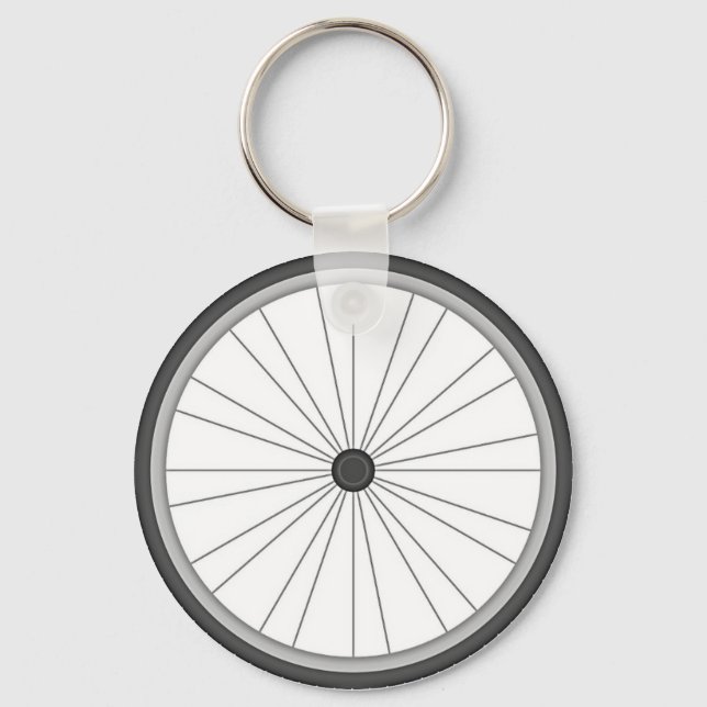 Bicycle Wheel Keychain (Front)