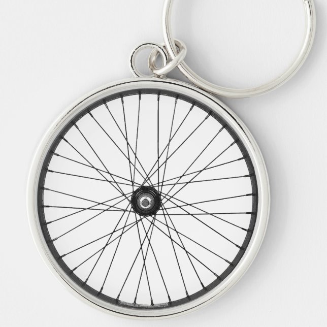 Bicycle Wheel Keychain (Front)